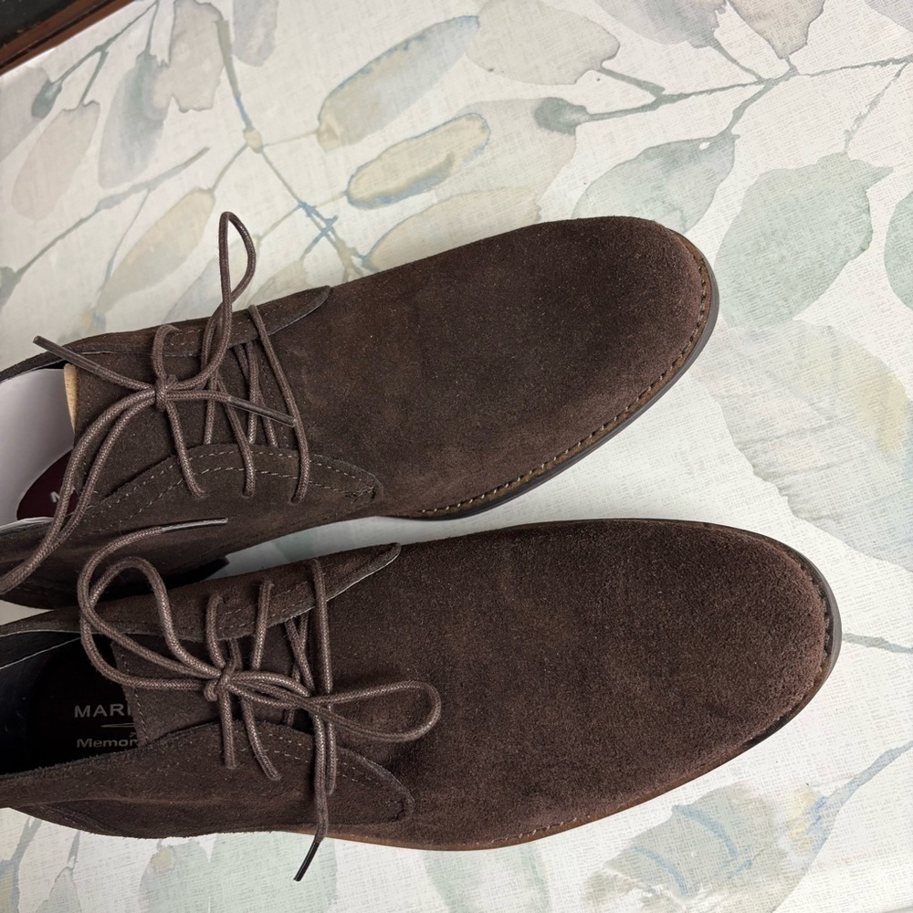 Mark Nason Los Angeles Men's Mulligan Boot Shoes Suede Chocolate Brown Size 7 - Picture 2 of 9